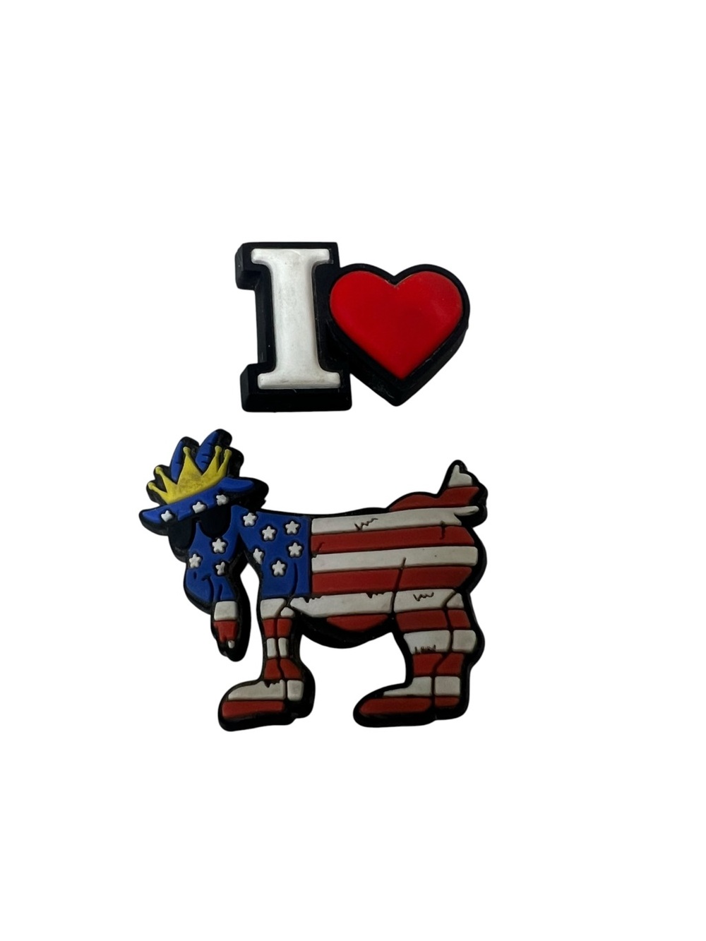 GOAT USA and I ♥️ Themed Shoe Charms for Crocs Shoes